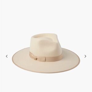 Lack Of Color Cream Tan Fedora Hat